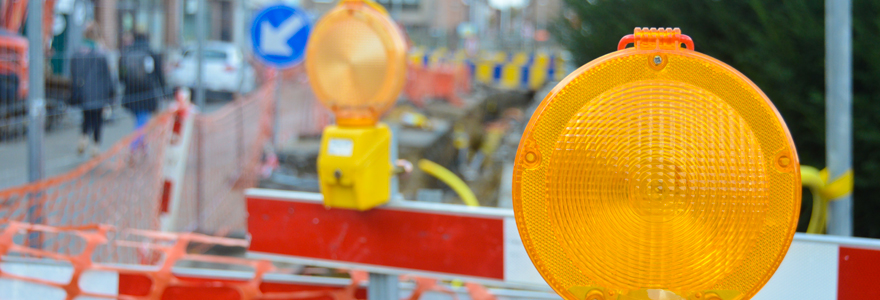 matériel de signalisation de chantier